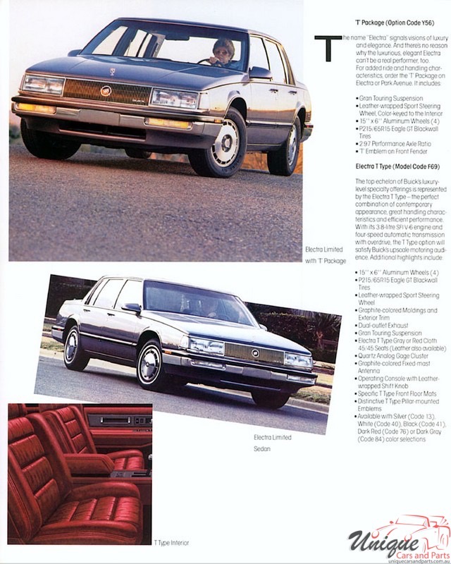 1987 Buick The Hot Ones Brochure Page 10